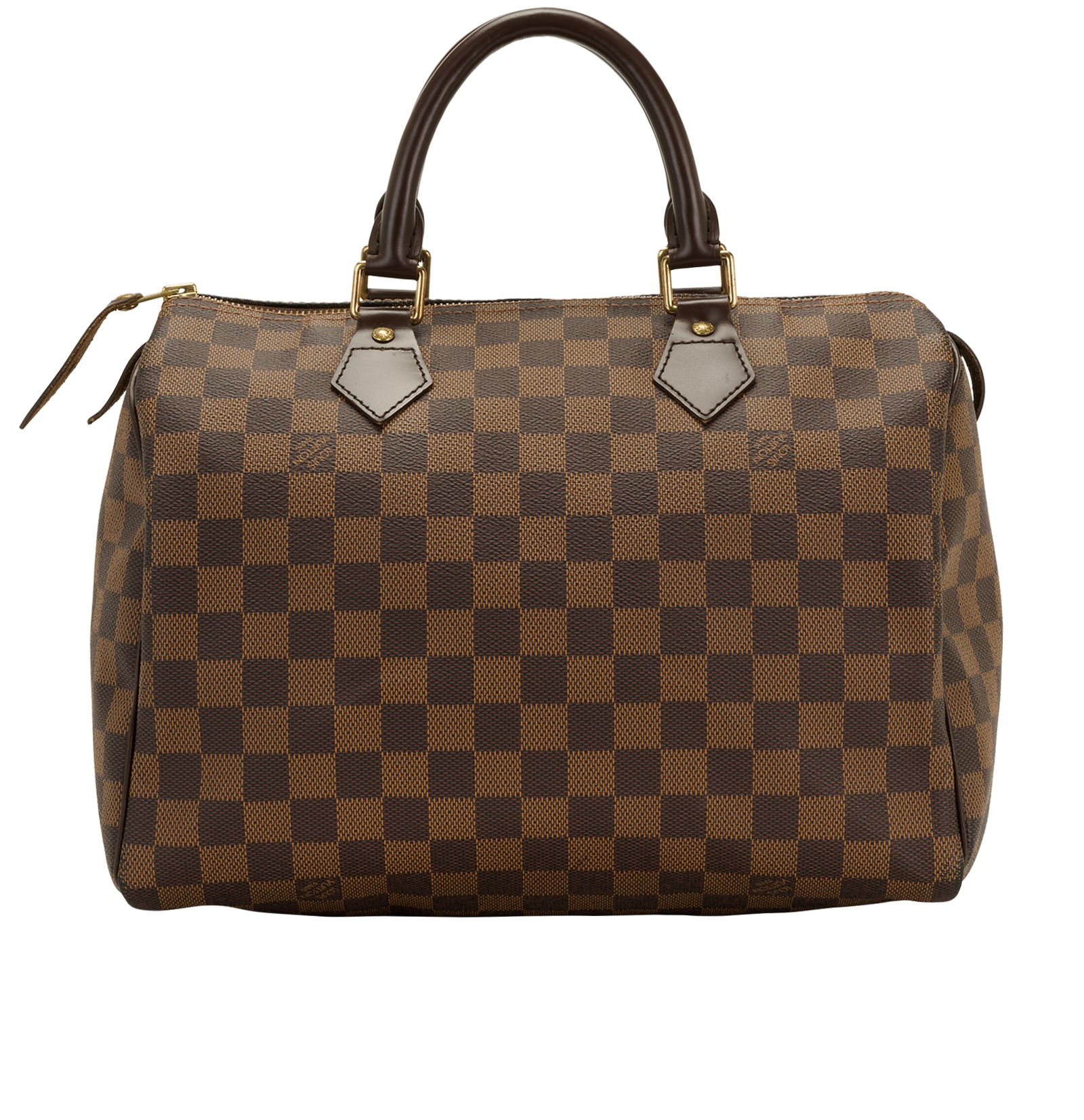 Speedy 30, &pound;910, Handbags, Brown, Canvas, Back view